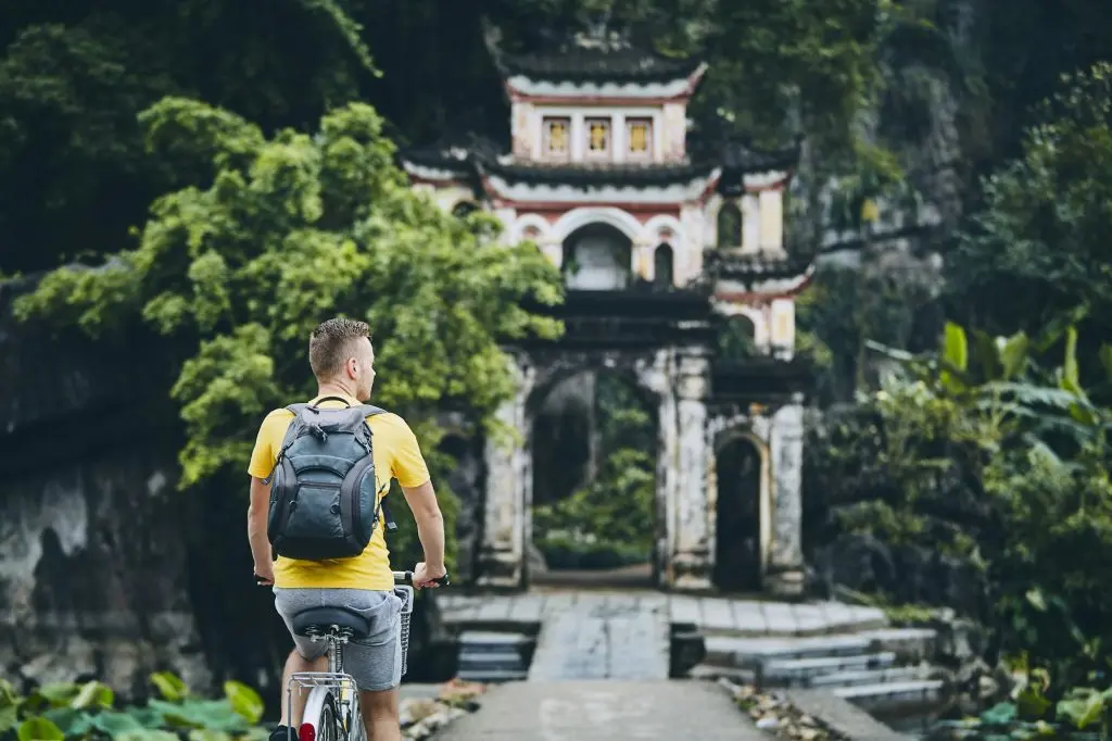 Trip by bike in Vietnam