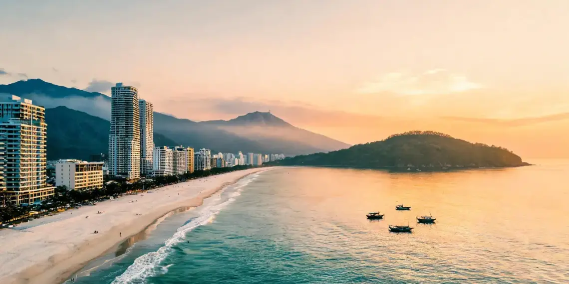 Da Nang Travel Guide 2026: 15 Best Things to Do, Itineraries & Insider Tips for Vietnam's Coastal Gem 1 Da Nang travel guide - aerial view of My Khe Beach coastline with Marble Mountains in the distance